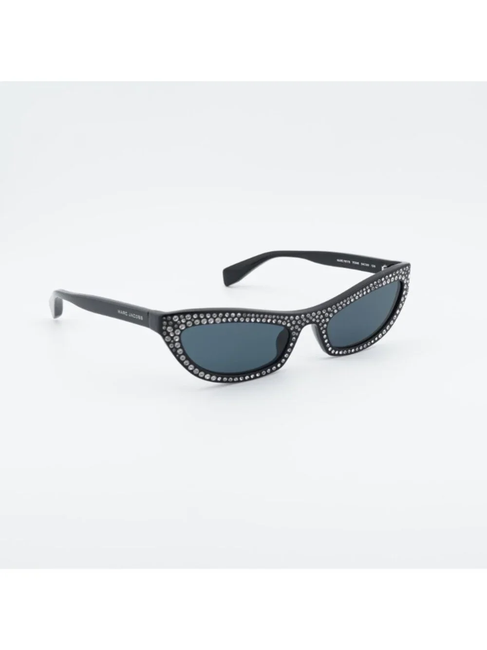 Marc Jacobs MARC 797/S 07C5 IR Sunglasses Black Cat Eye Frame, Grey Lenses
